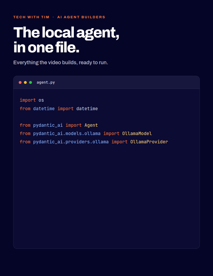 The Local AI Agent Code